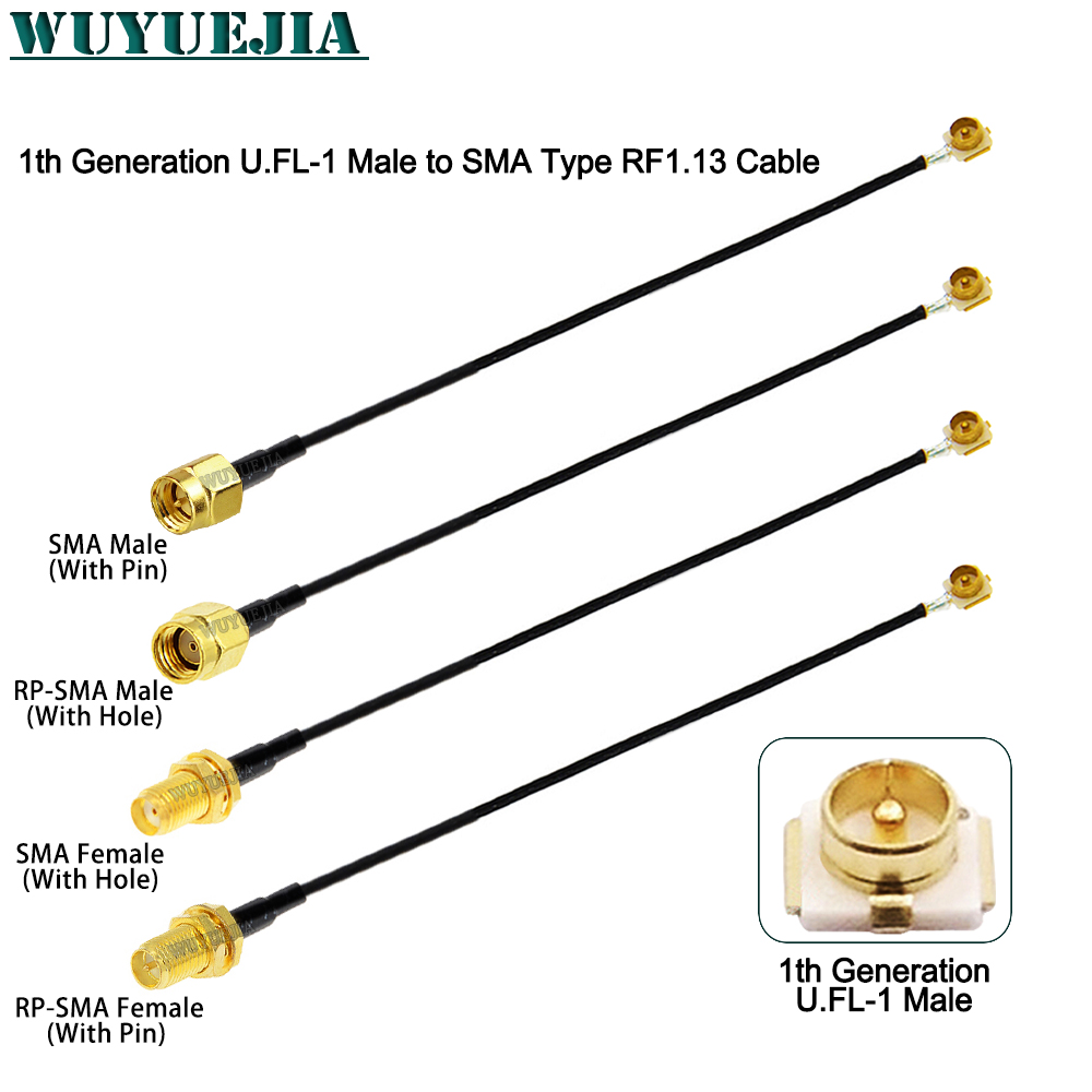 Ipex Connector - Connecteur SMA vers U.F.L1 ligne RP-SMA/SMA