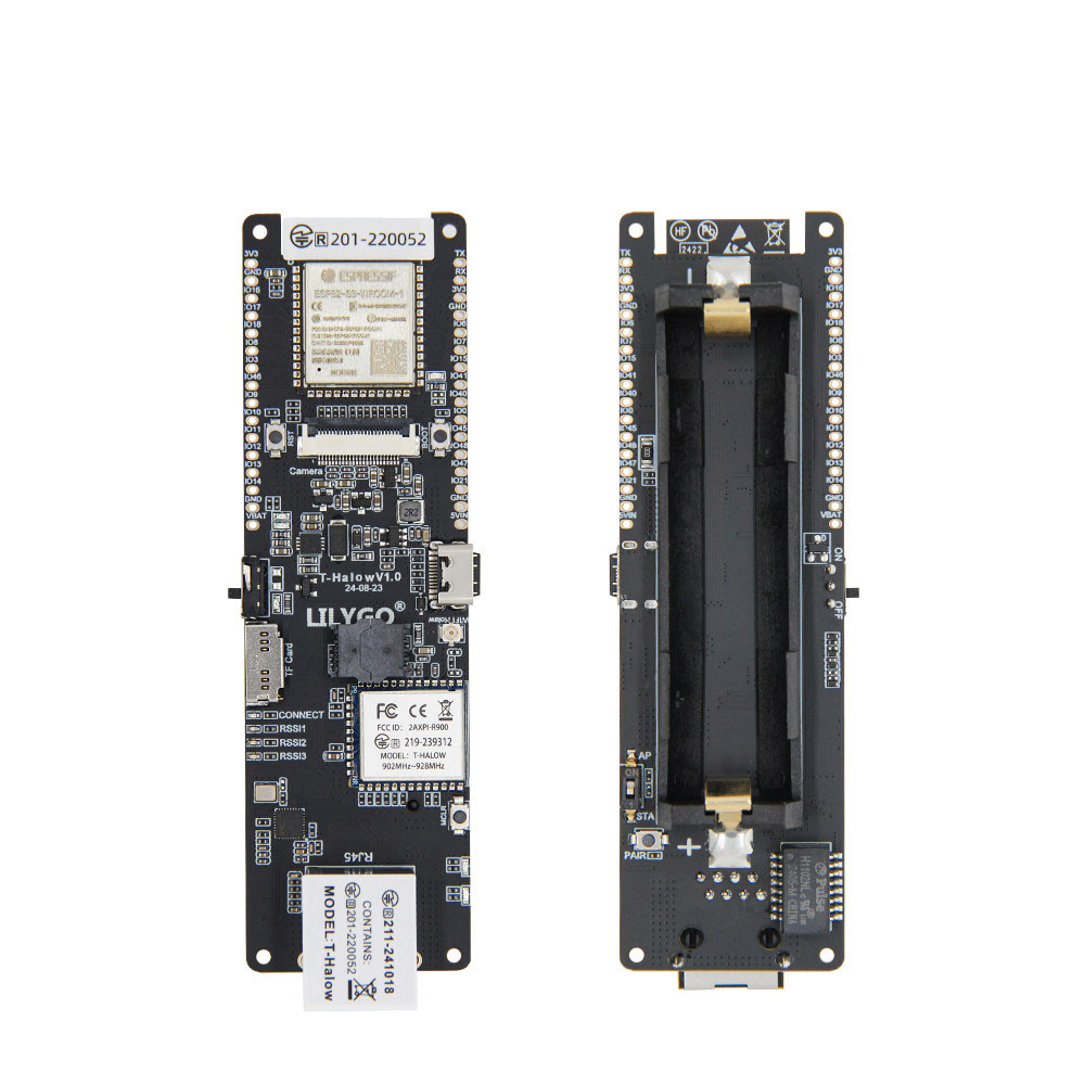 Esp32 Battery Holder Lipo - Carte de développement LILYGO T-Halow ESP32-S3