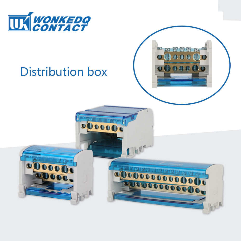 Screw Terminal Block - Bornier sur Rail Din WKH-207/211/215/407/411/415, bloc
