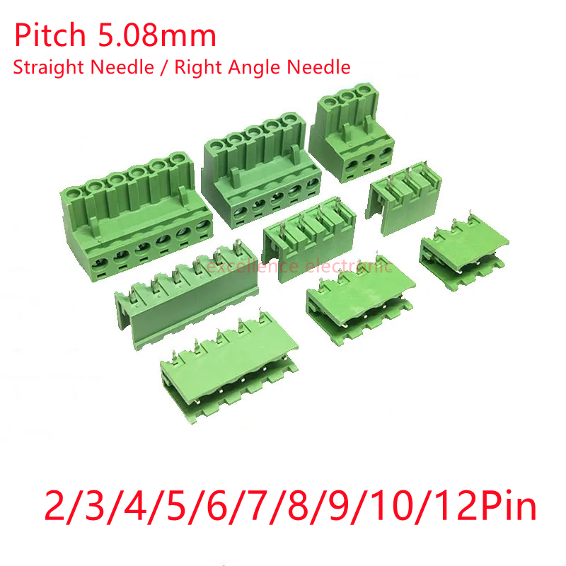 Screw Terminal Block - Bornier PCB enfichable à vis, 5