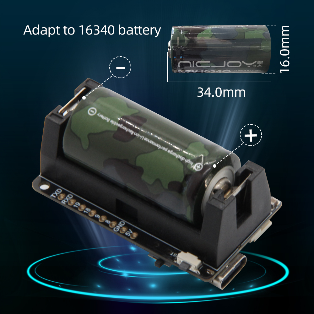 LILYGO ®   TTGO T-OI PLUS RISC - Esp32 Battery Holder Lipo avis et prix