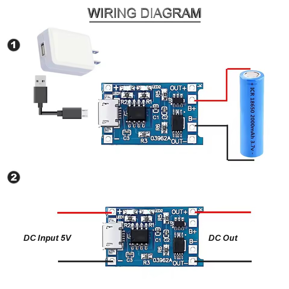 Module de chargeur de batterie - Micro Usb Cable avis et prix