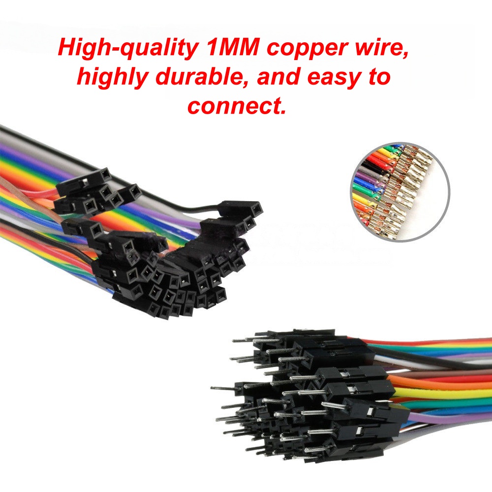 Câble Dupont 40P 10/15/20/30/4 - Jumper Wire Kit avis et prix