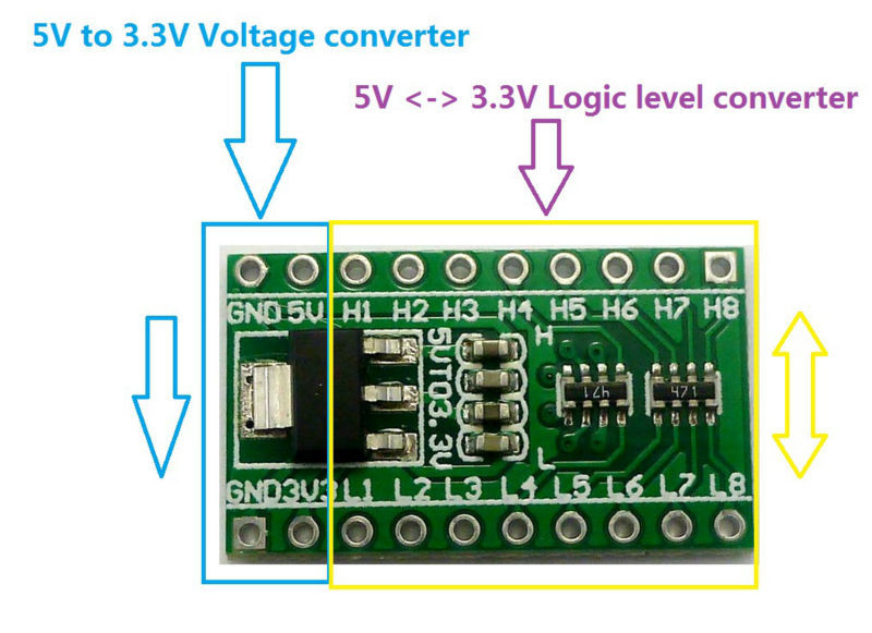 5 pièces, convertisseur de niv - Ams1117 Module avis et prix