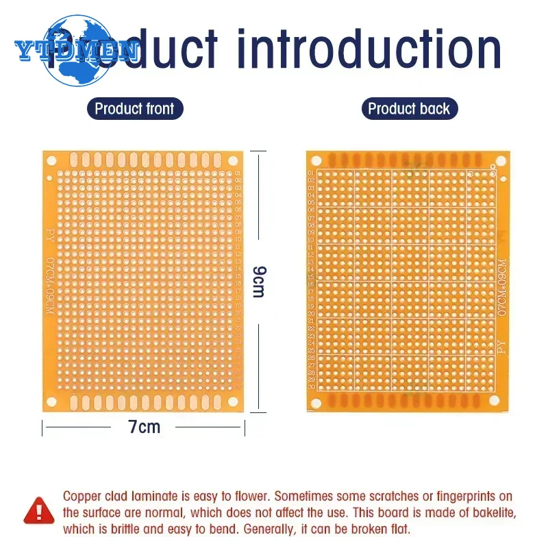 1-20 pièces 5x7cm PCB carte un - Perfboard avis et prix