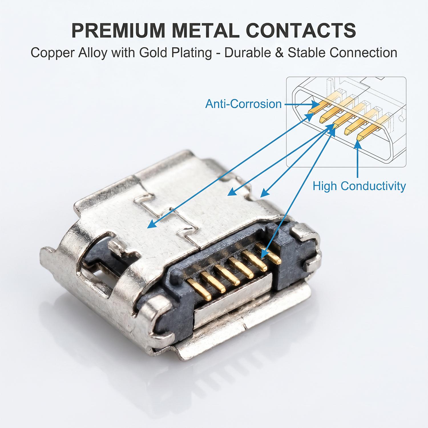 100 pièces/paquet, 10 types de - Micro Usb Cable avis et prix