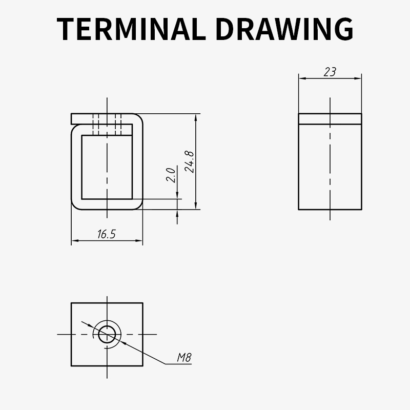 2 pièces Cadre de câblage pour - Screw Terminal Block avis et prix